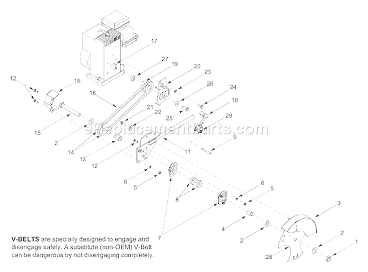 Page A Diagram and Parts List for 25A-592A401 2003 Yard Man Edger